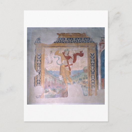 St. Michael (fresco) Postkarte (Vorderseite)