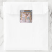 St. Michael (fresco) Quadratischer Aufkleber (Tasche)