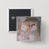 St Michael (Fresko) Button (Vorne & Hinten)