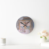 St Michael (Fresko) Runde Wanduhr (Zuhause)