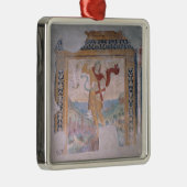 St Michael (Fresko) Silbernes Ornament (Rechts)