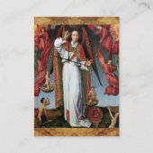 ST. MICHAEL IM LETZTEN URTEIL VISITENKARTE (Rückseite)