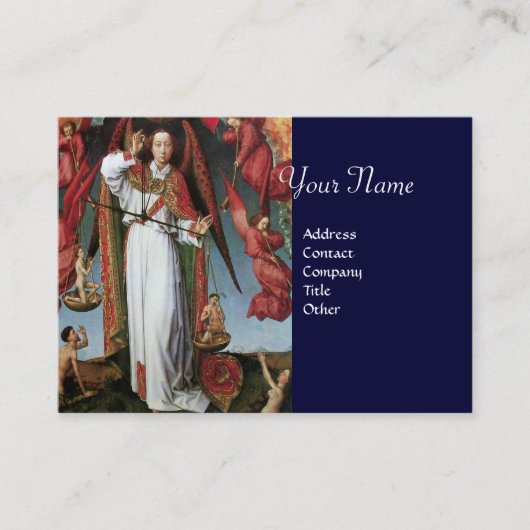 ST. MICHAEL IM LETZTEN URTEIL VISITENKARTE (Vorderseite)