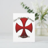 St Michael - Iron Cross Postkarte (Stehend Vorderseite)