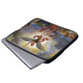 St. Michael laptop sleeve  (Vorne Knopf)