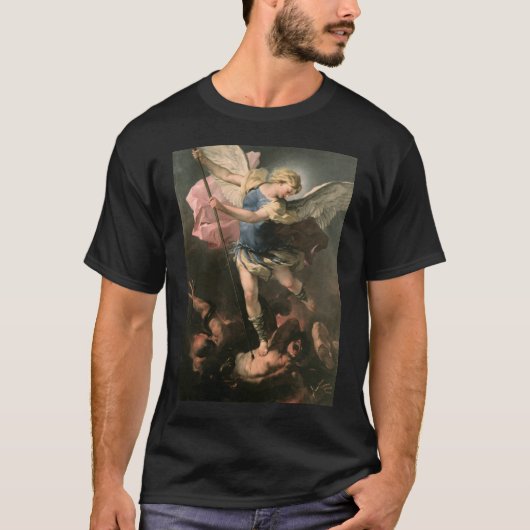 St Michael, Luca Giordano (FaPresto) T-Shirt (Vorderseite)