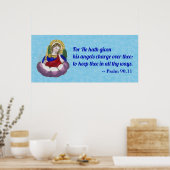 St. Michael (M 009) mit PS 90.11 Zitat P2 Poster (Küche)