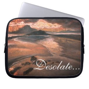 St Michael Mount in Cornwall, geben Sie Ihren Komm Laptopschutzhülle