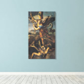 St. Michael Overwhelming the Demon, 1518 Leinwanddruck (Insitu (Holzboden))