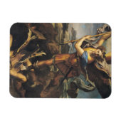 St. Michael Overwhelming the Demon, 1518 Magnet (Horizontal)