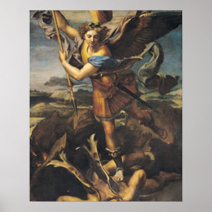 St. Michael Overwhelming the Demon, 1518 Poster