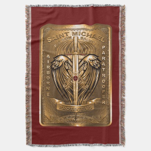 St. Michael Patron St. Paratroopers Decke (Vorderseite Vertikal)