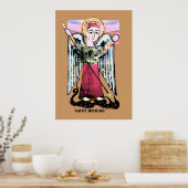 St Michael Poster (Küche)