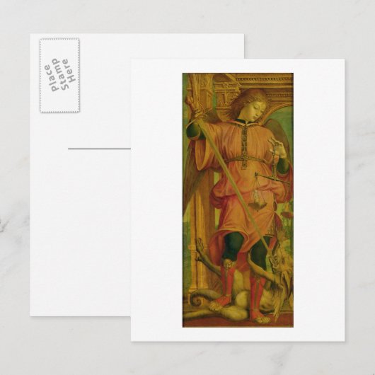 St. Michael Postkarte (Vorne/Hinten)