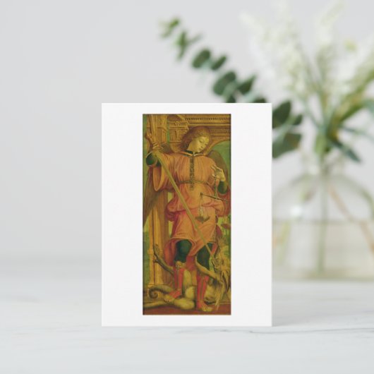 St. Michael Postkarte (Stehend Vorderseite)