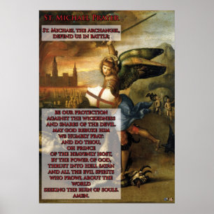 St. Michael Prayer Poster