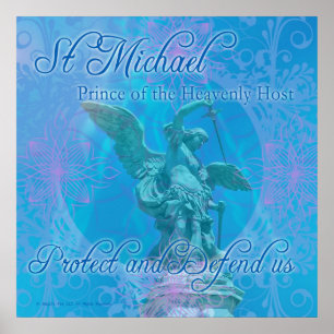 St Michael - Schützen und verteidigen Sie uns! Pos Poster