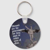 St. Michael - Schutzheilige der Polizeibeamten Schlüsselanhänger (Vorderseite)