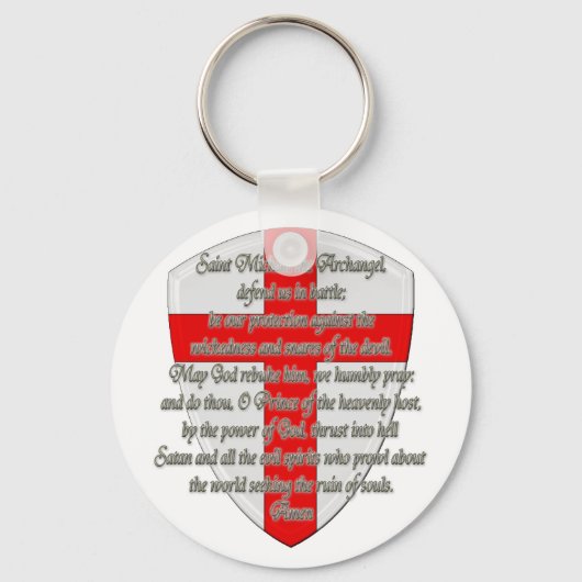 St. Michael - Shield Schlüsselanhänger (Vorderseite)