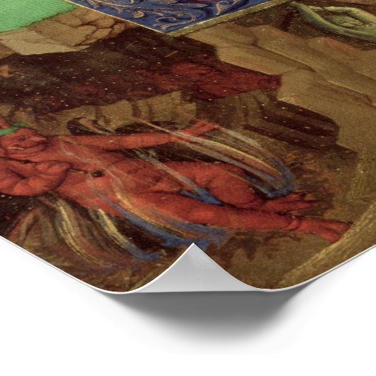 St. Michael Slay der Drache Poster (Ecke)