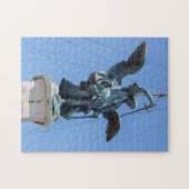 St. Michael statue - Castel Sant'Angelo top, Rom Puzzle (Horizontal)