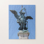 St. Michael statue - Castel Sant'Angelo top, Rom Puzzle (Vertikal)