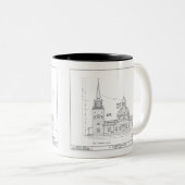 St Michael - Südaufzugs Zweifarbige Tasse (VorderseiteRechts)