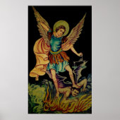 St. Michael The ArchAngel Canvas Print Poster (Vorne)