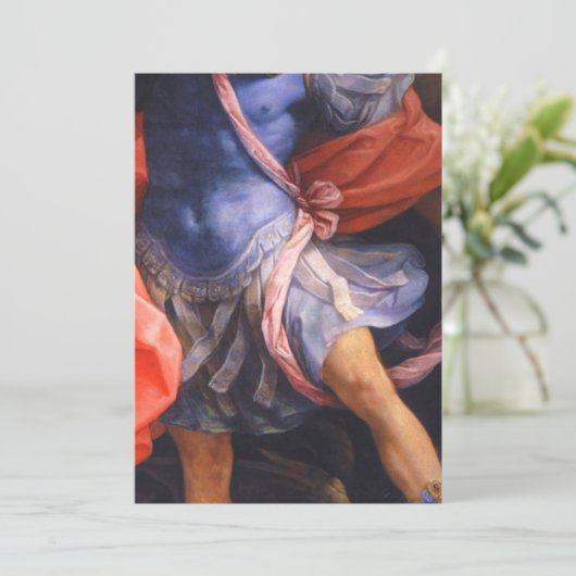 St Michael The Archangel Einladung (Stehend Vorderseite)