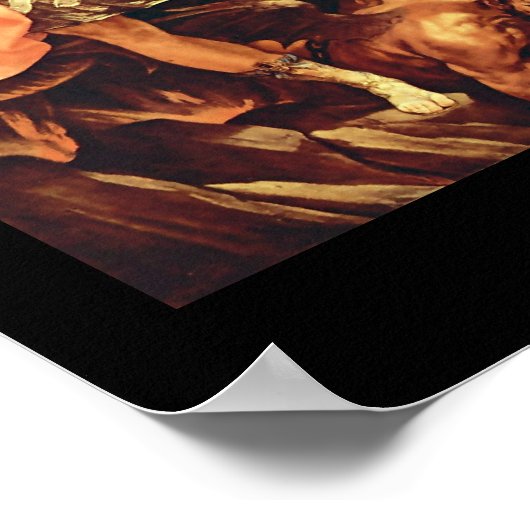 St MICHAEL THE ARCHANGEL FEINE KUNST COLLECTION Poster (Ecke)