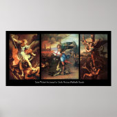 St MICHAEL THE ARCHANGEL FEINE KUNST COLLECTION Poster (Vorne)