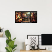 St MICHAEL THE ARCHANGEL FEINE KUNST COLLECTION Poster (Heimbüro)