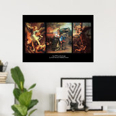 St MICHAEL THE ARCHANGEL FEINE KUNST COLLECTION Poster (Heimbüro)