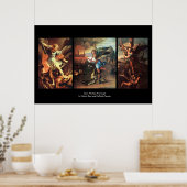 St MICHAEL THE ARCHANGEL FEINE KUNST COLLECTION Poster (Küche)