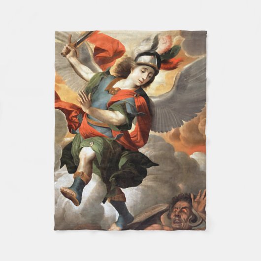 St Michael the Archangel Fleece Blanket (Vorderseite)