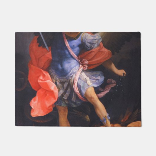 St Michael The Archangel Fußmatte (Vorderseite)