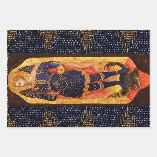 St. Michael the Archangel Geschenkpapier Set (Vorderseite 3)