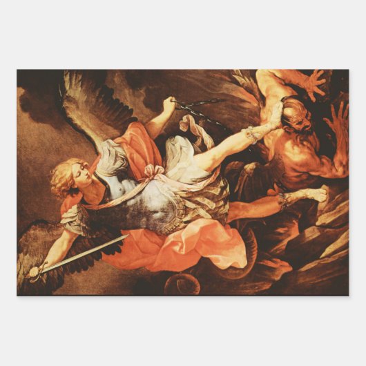St. Michael the Archangel Geschenkpapier Set (Vorderseite 2)