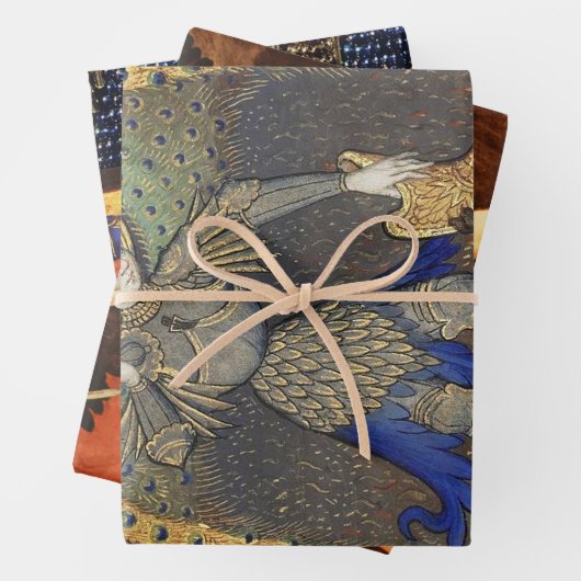 St. Michael the Archangel Geschenkpapier Set (Beispiel)