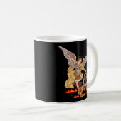 St Michael The Archangel Kaffeetasse (VorderseiteRechts)