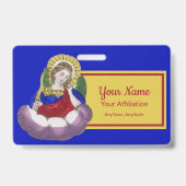 St. Michael the Archangel (M 009; Art 2) Ausweis (Rückseite)