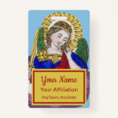 St. Michael the Archangel (M 009; Art 3) Ausweis (Rückseite)