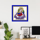 St. Michael the Archangel (M 009) Poster (Heimbüro)