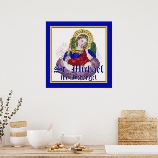 St. Michael the Archangel (M 009) Poster (Küche)