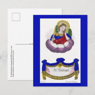 St. Michael the Archangel (M 009) Postkarte