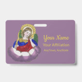 St. Michael the Archangel (M 009; Stil 1) Ausweis (Rückseite)