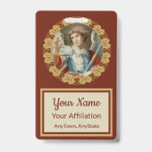 St. Michael the Archangel (M 010) Ausweis (Rückseite)