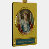 St. Michael the Archangel (M 010) Banner-Ornament Gold (Rechts)