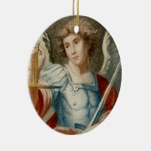 St. Michael the Archangel (M 010) Keramik Ornament (Rechts)