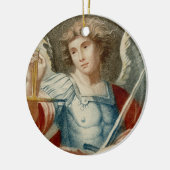 St. Michael the Archangel (M 010) Keramik Ornament (Links)